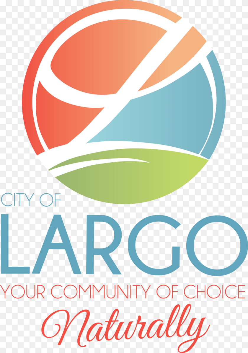 1874x2669 Citylogocolor Vert1 City Of Largo Seal, Advertisement, Poster, Logo, Book Transparent PNG