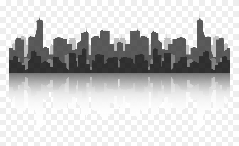 1000x582 Cityscape 150x150 Graphic City, Stencil, Text HD PNG Download