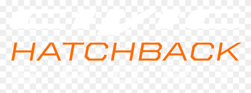 944x306 Civic Hatch Sport Logo Tan, Text, Symbol, Number HD PNG Download