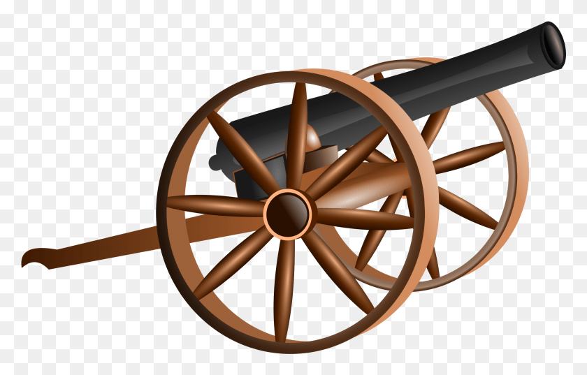 2306x1413 Civil War Cannon Clipart, Bicycle, Vehicle, Transportation HD PNG Download