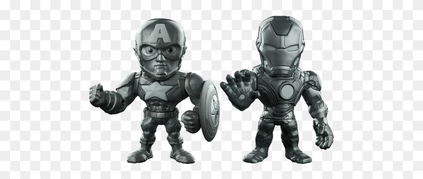 488x296 Civil War Marvel Metals Die Cast Figures, Robot, Person, Human HD PNG Download