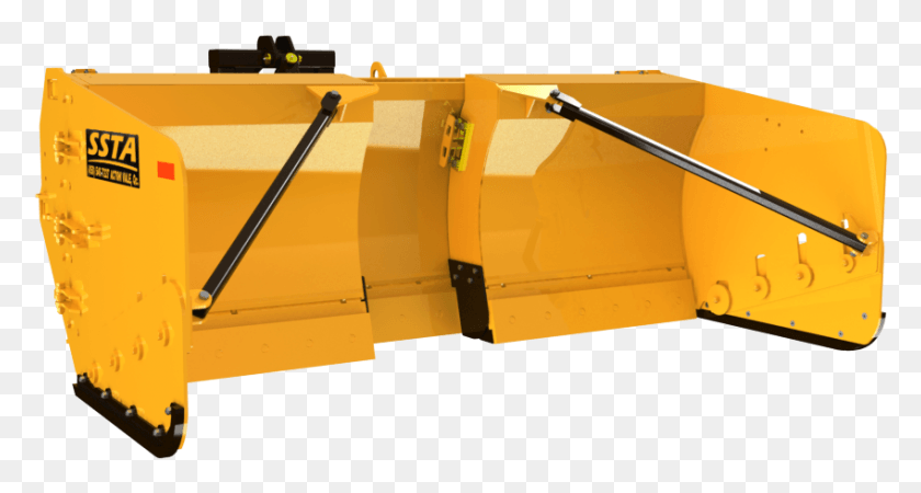 848x425 Cl 10 17 Plow Hydraulic Angle Hydraulic Snow Wings, Tractor, Vehicle, Transportation HD PNG Download