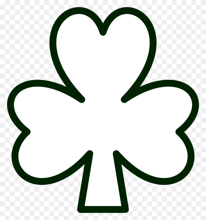 1979x2111 Claddagh Symbol Clip Art With Shamrocks, Stencil, Leaf, Plant, Bow PNG