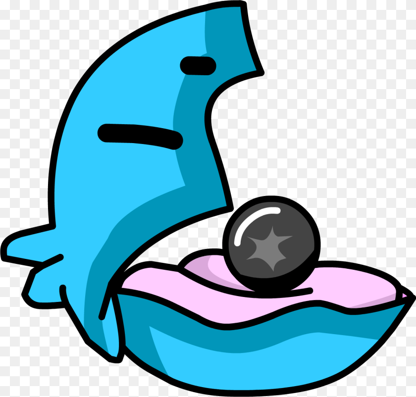 1343x1282 Clam Club Penguin Giant Clam, Water Sports, Water, Swimming, Sport Sticker PNG