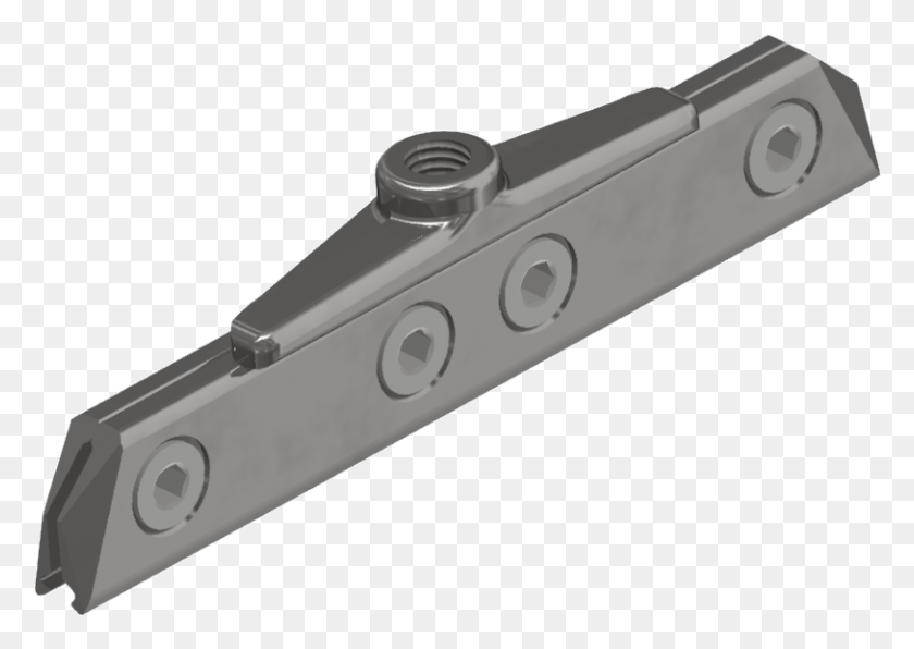 813x559 Clamp Short With Thread M16 For Grooved Contact Wire Rifle, Tool, Wrench HD PNG Download