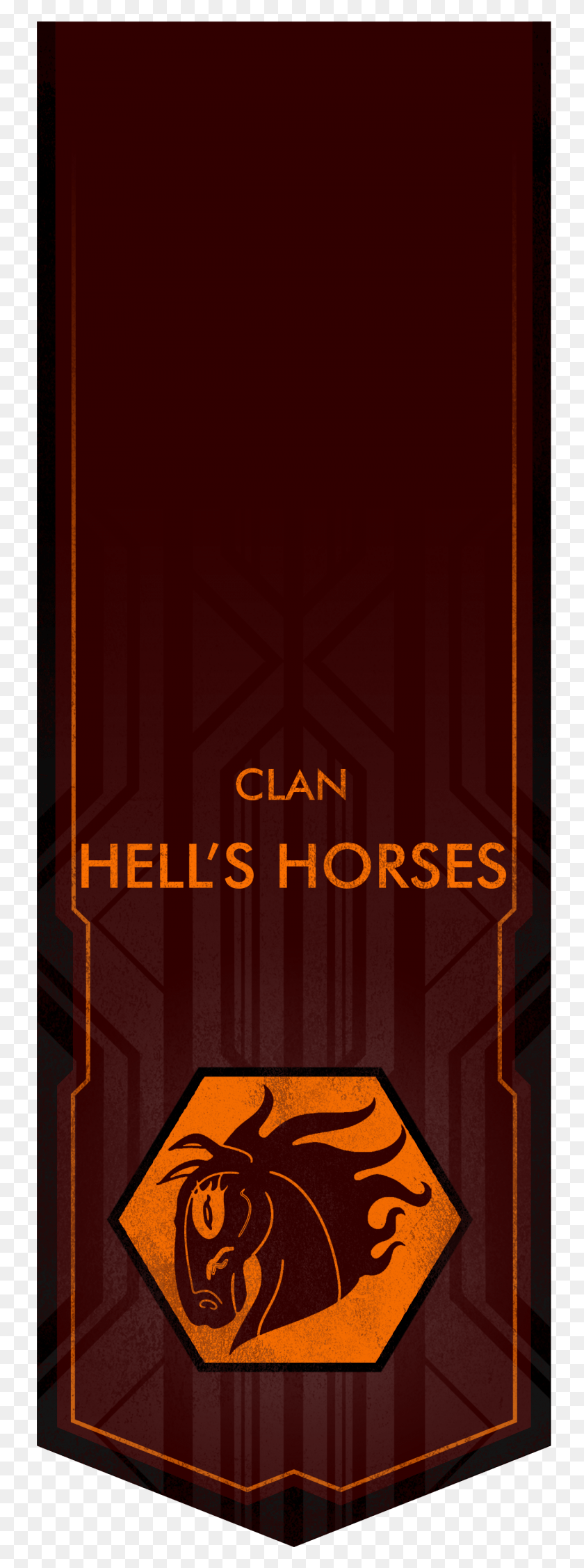 1248x3509 Clan Hell39s Horses Banner Poster, Text, Door, Label HD PNG Download