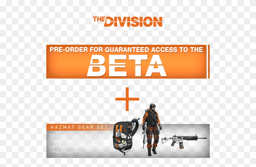 537x489 Clancy39s The Division39 Beta Size News Division, Person, Human, Text HD PNG Download