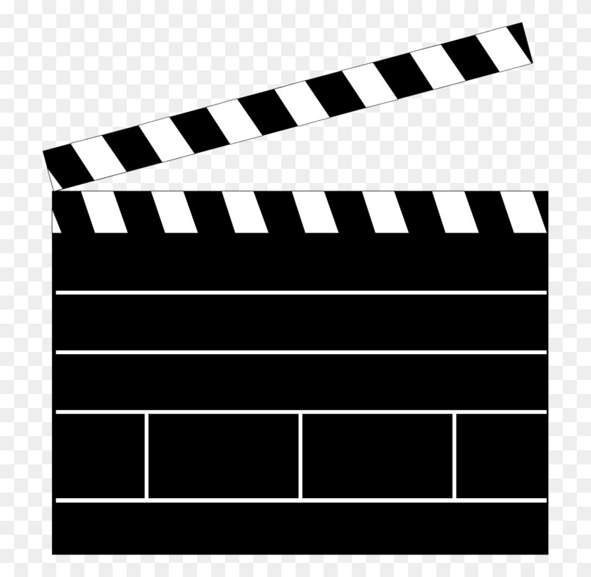 722x760 Clapperboard Clipart Clipart Collection Film Slate Clapper Board Vector, Road, Tarmac, Asphalt HD PNG Download