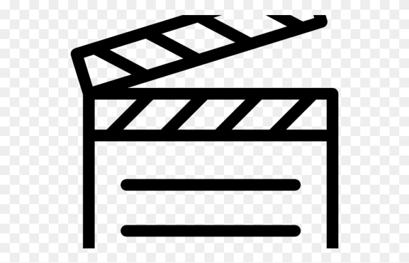 551x481 Clapperboard Clipart Movie Themed Clapper Board Colouring Page, Gray, World Of Warcraft HD PNG Download