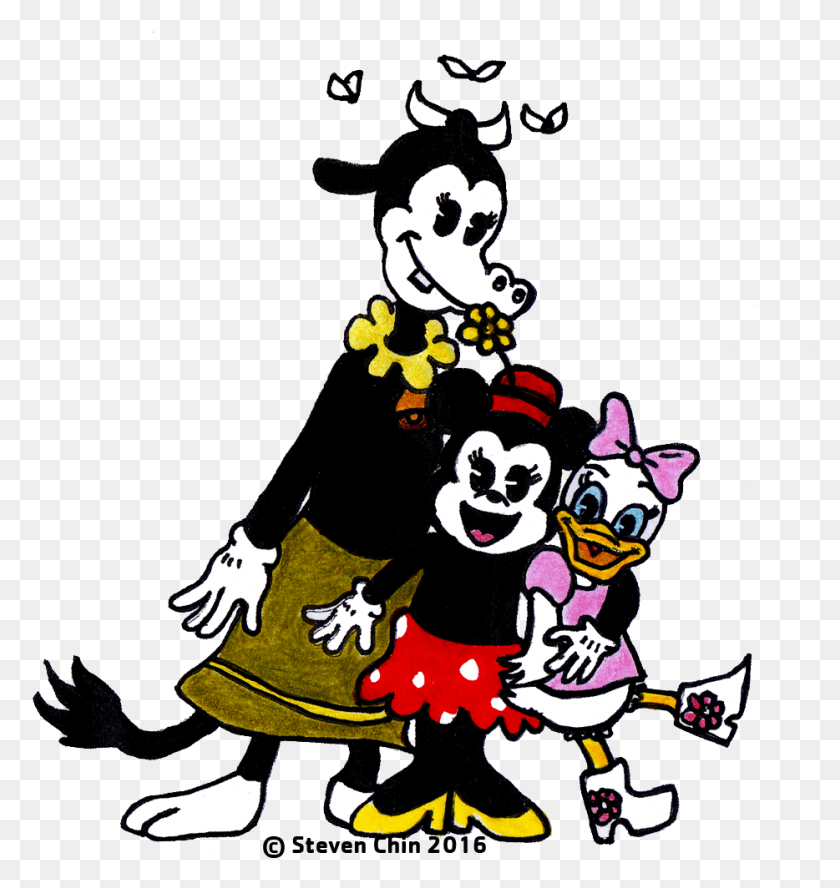 934x992 La Vaca Clarabelle Png / Minnie Mouse Daisy Duck Hd Png