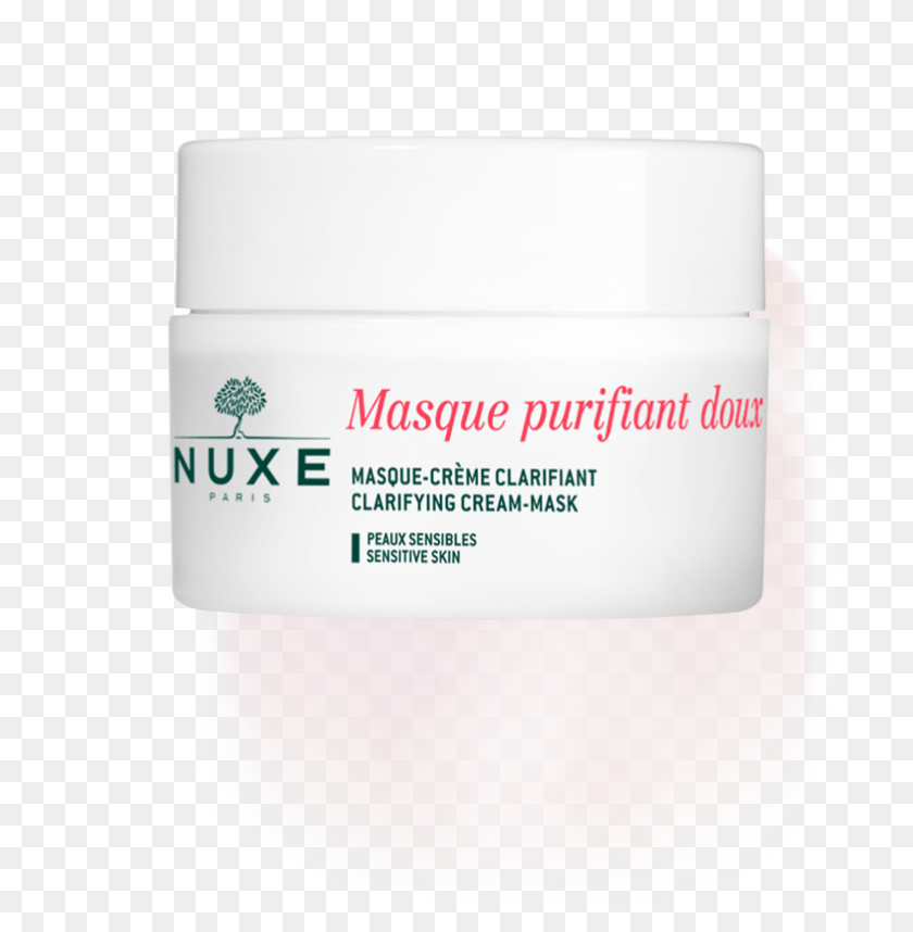 782x801 Clarifying Cream Mask Rose Petals Facial Cleanser Nuxe Masque Purifiant Doux Aux Ptales De Rose, Cosmetics, Bottle, Deodorant HD PNG Download