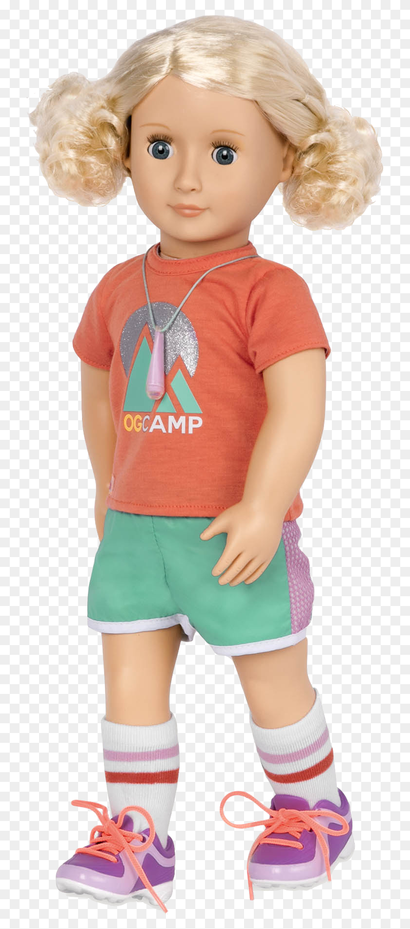 733x1841 Clarissa Wearing The Summer Camp Outfit Doll, Clothing, Apparel, Person HD PNG Download