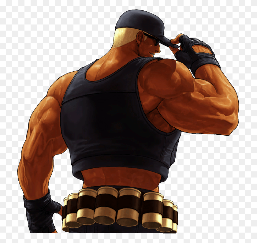 729x734 Clark Kof12 Win Portrait Clark The King Of Fighters, Person, Human, Hand HD PNG Download
