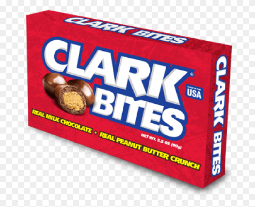 700x622 Clark Milk Chocolate Peanut Butter Bites Theater Box Snack, Food, Candy, Gum HD PNG Download
