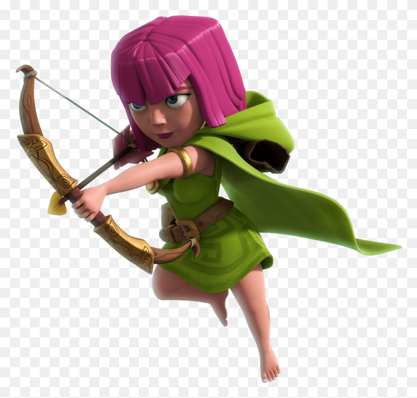 1139x1084 Clash Of Clans Archer, Bow, Person, Human HD PNG Download