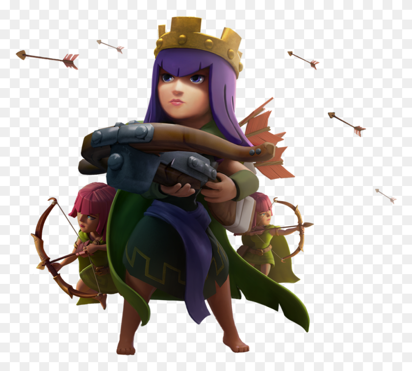 949x850 Clash Of Clans Archer Queen Coc Clan War League, Person, Human, Clothing HD PNG Download