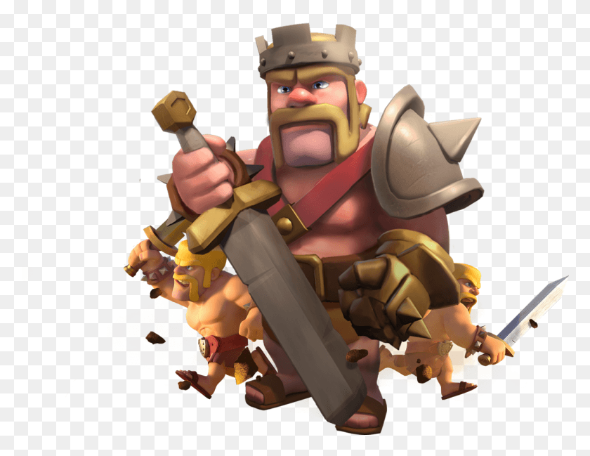 1238x935 Clash Of Clans Barbarian King Personajes De Clash Royale, Toy, Overwatch, Sweets HD PNG Download