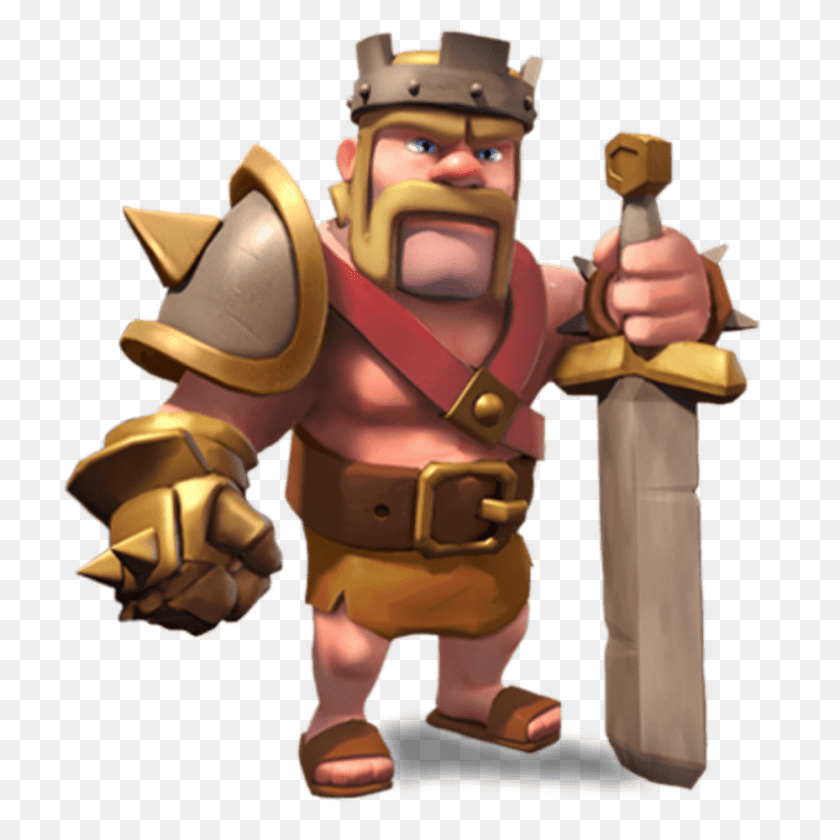 1000x1000 Clash Of Clans Barbarian King Re Barbaro Clash Of Clans, Baby, Person, Face, Head Transparent PNG