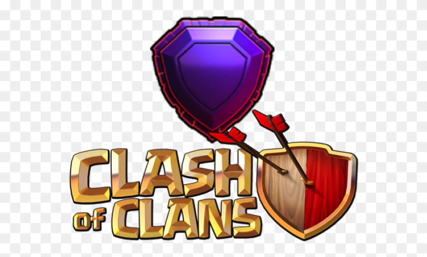 570x447 Clash Of Clans Clipart Badge Clash Of Clans, Game, Darts, Lamp HD PNG Download