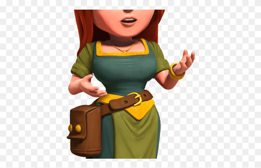 416x481 Clash Of Clans Clipart Character Clash Of Clans Transparent, Toy, Person, Human HD PNG Download