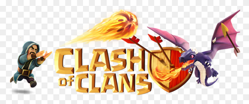 1274x479 Clash Of Clans Clipart File Clash Of Clans Transparent Logo, Person, Human, Helmet HD PNG Download