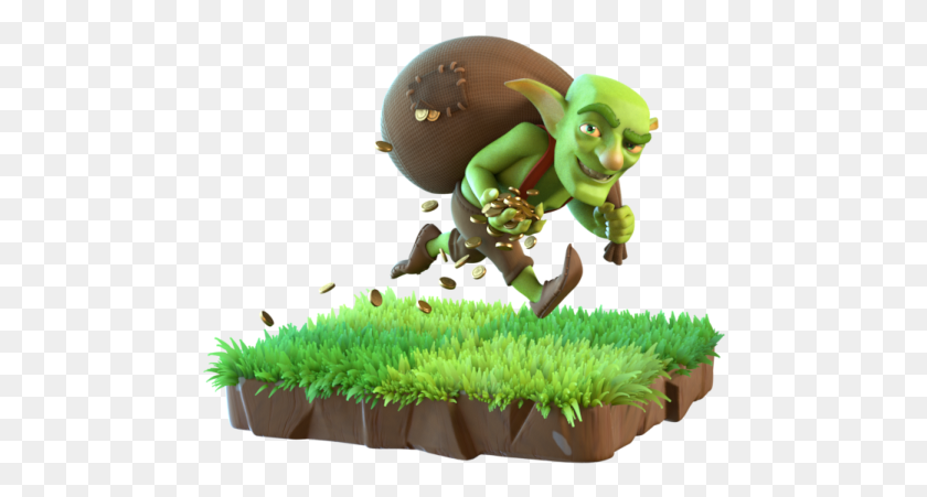 476x391 Clash Of Clans Clipart Goblin Clash Of Clans Goblins, Toy, Figurine, Super Mario HD PNG Download