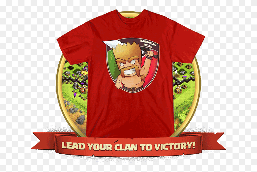 640x502 Clash Of Clans T Shirts Gratis, Clothing, Apparel, T-shirt HD PNG Download