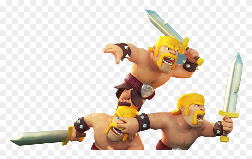 1285x774 Clash Of Clans Top 4 Trn Clans War Kch Tch Ca Game Barbar Clash Of Clans, Person, Human, People HD PNG Download