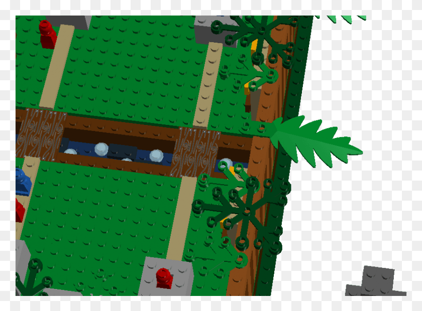 836x601 Clash Royale Jungle Arena Tree, Building, Minecraft, Plant HD PNG Download
