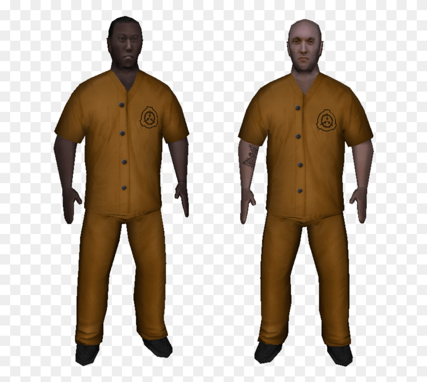 632x691 Class D Personnel Clase D Scp, Person, Human, Clothing HD PNG Download
