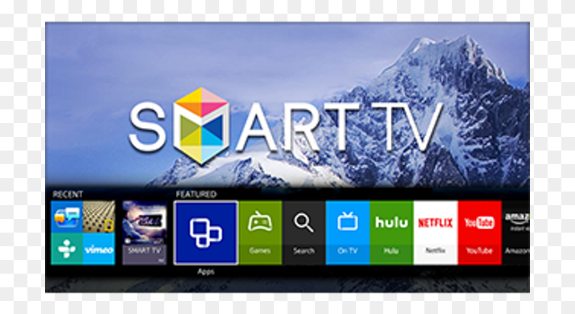 709x399 Full Led Smart Tv Класса J6200 Samsung Smart Tv Меню, Монитор, Экран, Электроника Hd Png Скачать