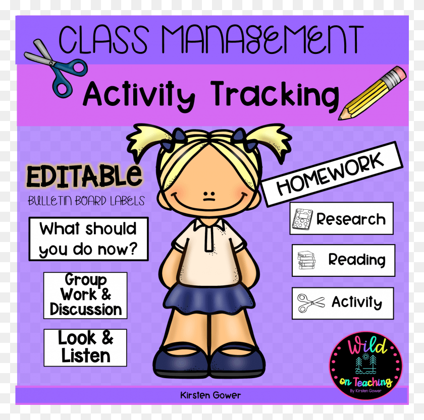 1590x1576 Class Management Activity Tracking Bulletin Board Labels Cartoon, Advertisement, Poster, Flyer HD PNG Download