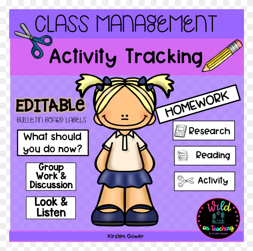 1590x1576 Class Management Activity Tracking Bulletin Board Labels Cartoon, Advertisement, Poster, Flyer Descargar Hd Png