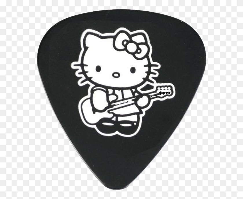 587x626 Classes 2019 Hello Kitty Pic Vinyl Hello Kitty Sticker, Plectrum, Moon, Outer Space HD PNG Download