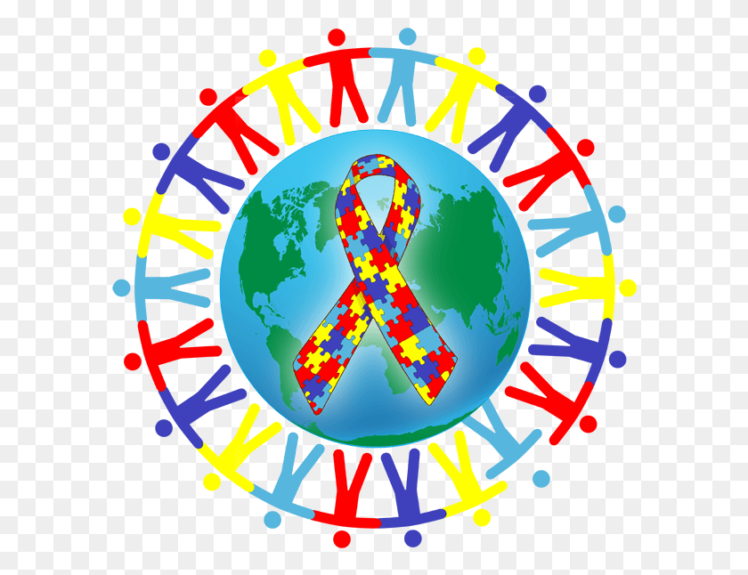 590x586 Classes Archives Kidz Buzz World Autism Awareness Day 2017, Logo, Symbol, Trademark HD PNG Download