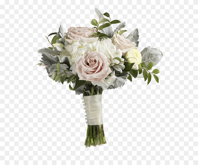 544x640 Classic Bouquet With Hydrangeas Quicksand Roses Ranunculus Garden Roses, Plant, Flower, Blossom HD PNG Download