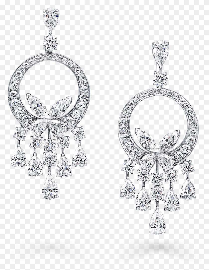 1076x1413 Classic Butterfly Chandelier Diamond Pendant, Accessories, Accessory, Jewelry HD PNG Download