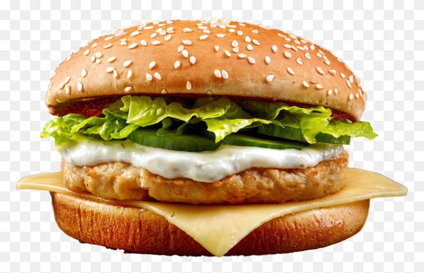 1884x1165 Classic Chicken Burger Recette Hamburger Poulet, Food HD PNG Download
