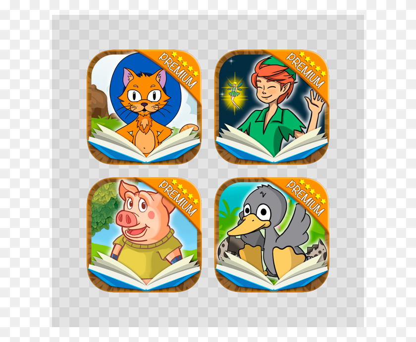 630x630 Classic Children39s Stories Pack Cartoon, Person, Human, Label HD PNG Download