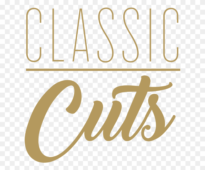 639x637 Classic Cuts Logo Calligraphy, Text, Alphabet, Label Descargar Hd Png