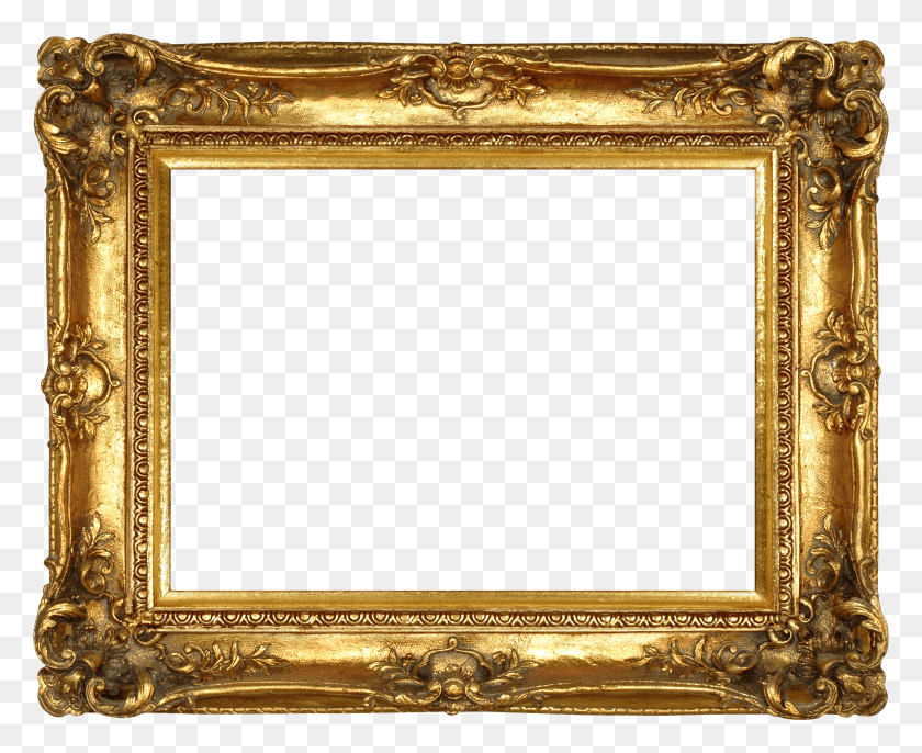 3410x2739 Classic Frame Transparent Image Ornate Gilt Picture Frame HD PNG Download