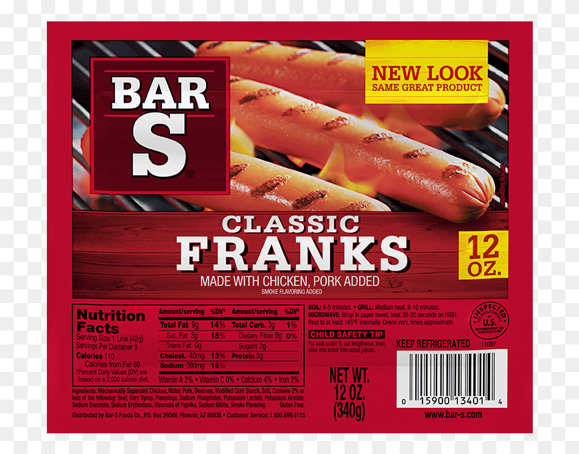 706x599 Classic Franks Bar S Classic Franks, Hot Dog, Food, Advertisement HD PNG Download