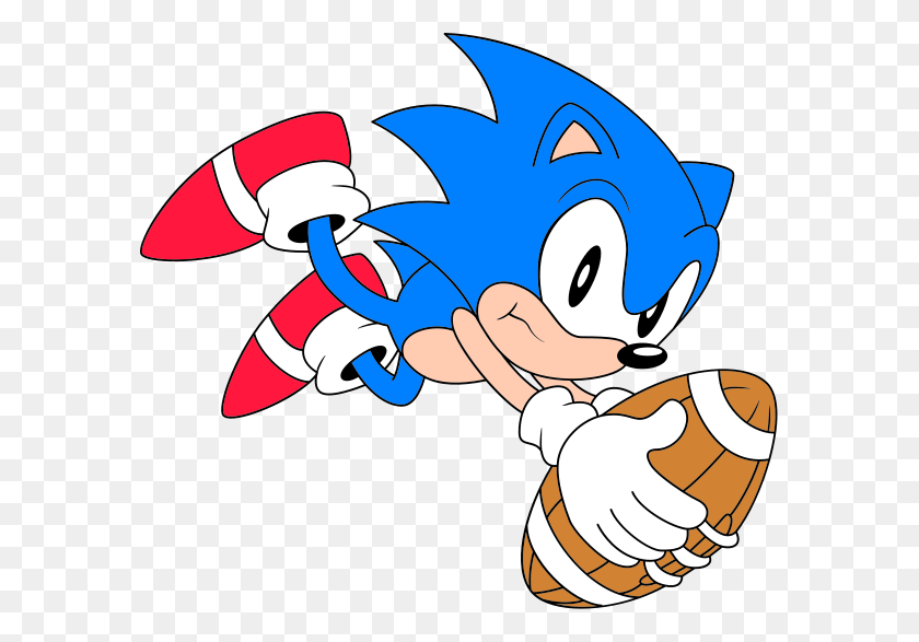 583x527 Classic Sonic Football Classic Sonic, Graphics, Outdoors HD PNG Download