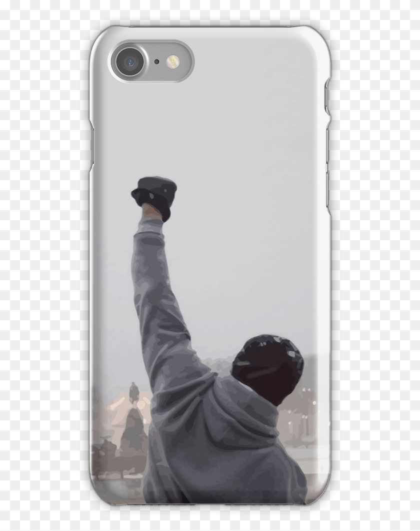 527x1001 Classic Stairs Training Scene Iphone 7 Snap Case Rocky Balboa Philadelphia, Helmet, Clothing, Mobile Phone HD PNG Download