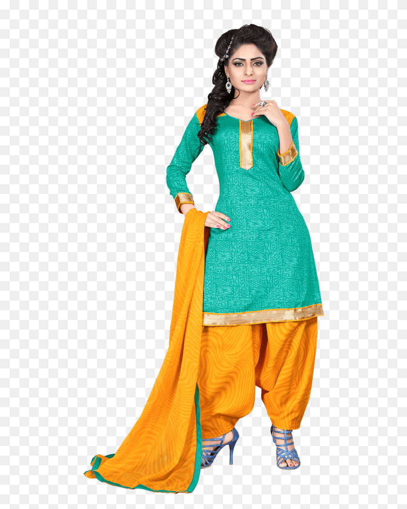 500x990 Classicate Sain Cotton Plain Top Unstitched Dress Costume, Sleeve, Clothing, Long Sleeve HD PNG Download