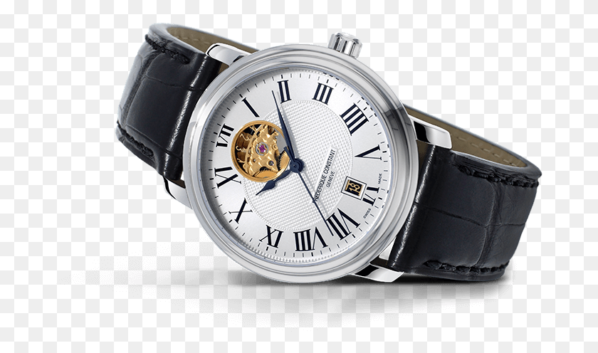 684x436 Classics Heart Beat Frederique Constant Classic Business Timer, Wristwatch HD PNG Download