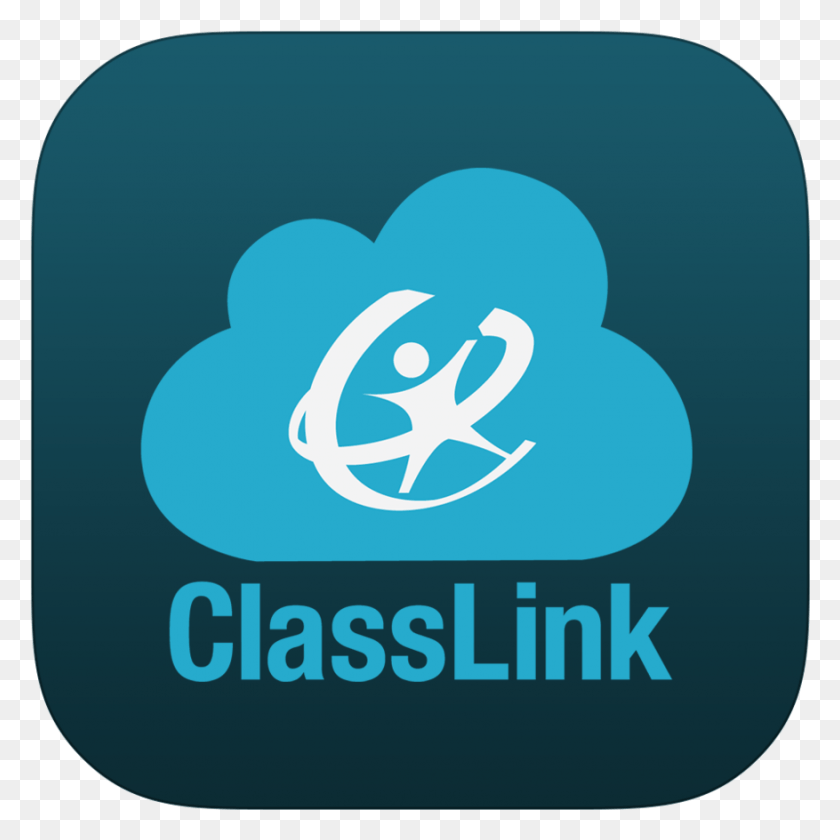 877x877 Descargar Png Classlink App Take A Shower Clip Art, Etiqueta, Texto, Logo Hd Png