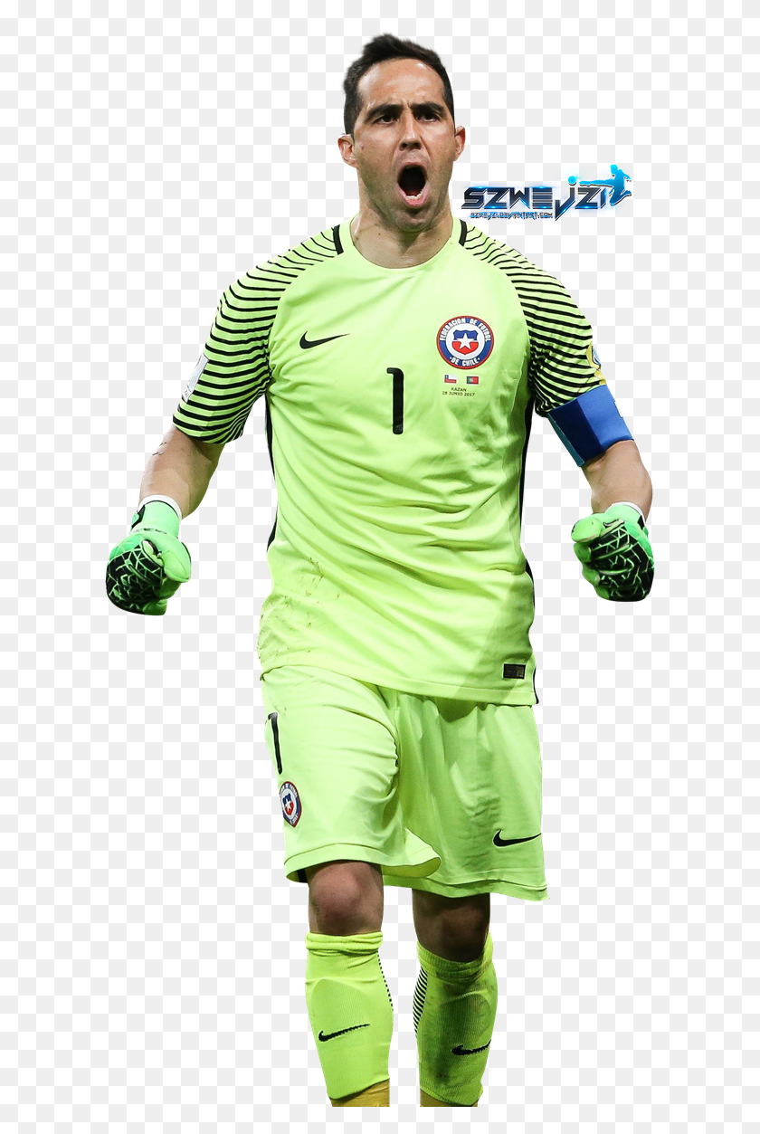 609x1193 Claudio Bravo Chile, Clothing, Apparel, Person HD PNG Download