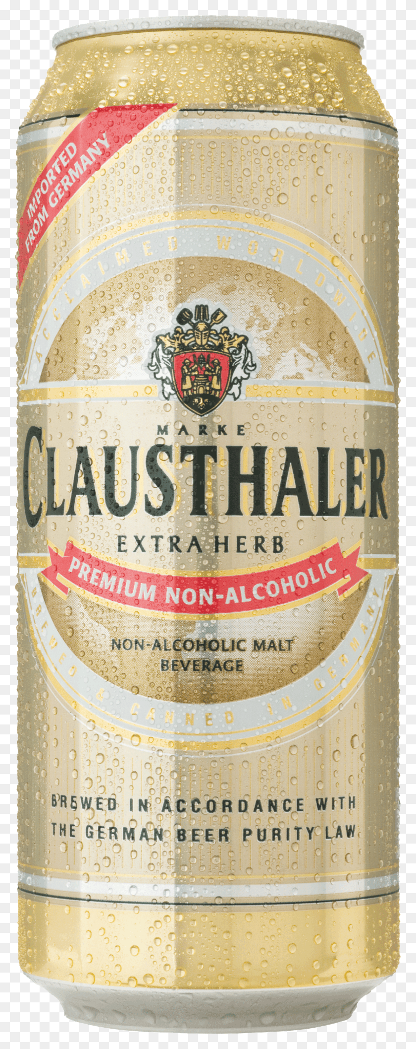 1139x3000 Clausthaler Extra Herb Dose Poster, Beer, Alcohol, Beverage HD PNG Download