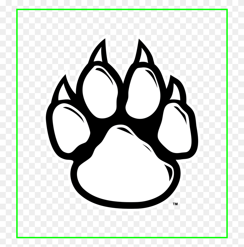 728x789 Claw Clipart Lion39s Paw High School Musical Symbol, Stencil, Hand, Hook HD PNG Download